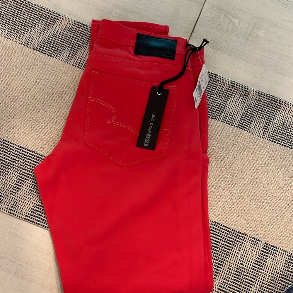 Big Star new with tags stretch size 30  red skinny pant